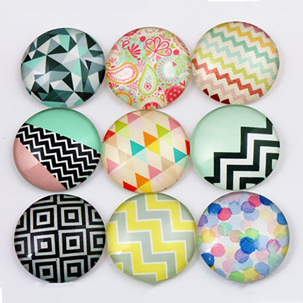 10pcs 25mm Mixed Cat Cut Handmade Photo Glass Cabochons Pattern Domed Jewelry Accessories Supplies: D6-14