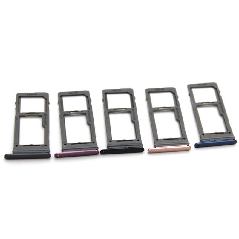 Single Dual Sim Card Micro SD Card Tray for Samsung Galaxy S9 S9+ Plus G960 G960F G965 G965F