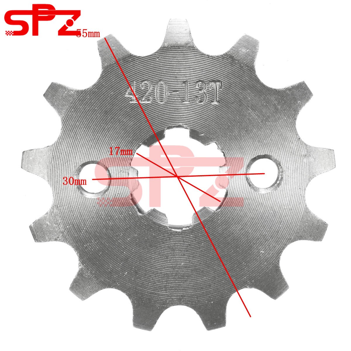 420 10T 11T 12T 13T 14T 15T 16T 17T 18T 19T Motorcycle Front Counter Sprocket for 70cc 110cc 125cc ATV Pit Bike