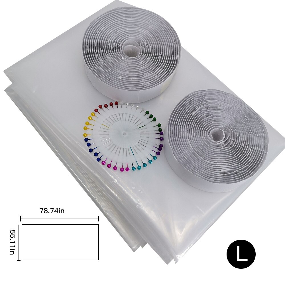 Transparent Car Partition Curtain Film Taxi Driver Car Isolation PVC Protection Film Curtain For Uber Taxi Driver Passenger: L