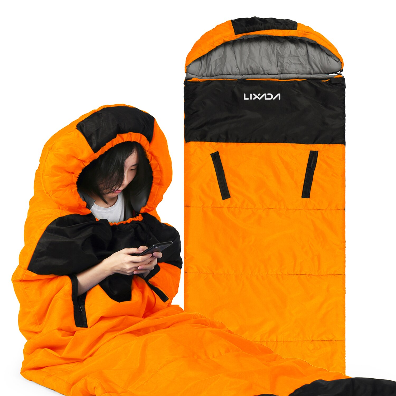 Blanketswarm Mikrofaser Schlafsack - Leicht & Kompakt Für Camping & Reisen