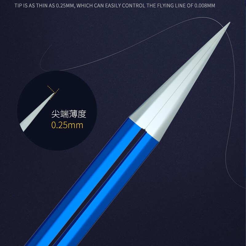 AAC-14 mecánicas huecas para disipar el calor, pinzas alargadas y gruesas de alta dureza para reparar teléfonos móviles, pinzas IC PCB