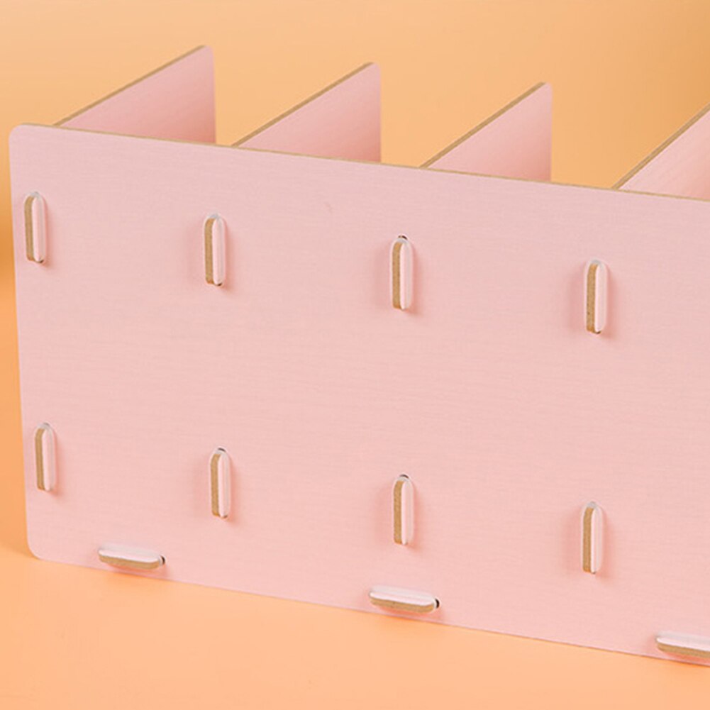 Estantería Simple de varios niveles para libros, estante de almacenamiento original de 4 rejillas para libros y artículos diversos, gabinete de madera DIY, estante de escritorio para libros para niños y el hogar
