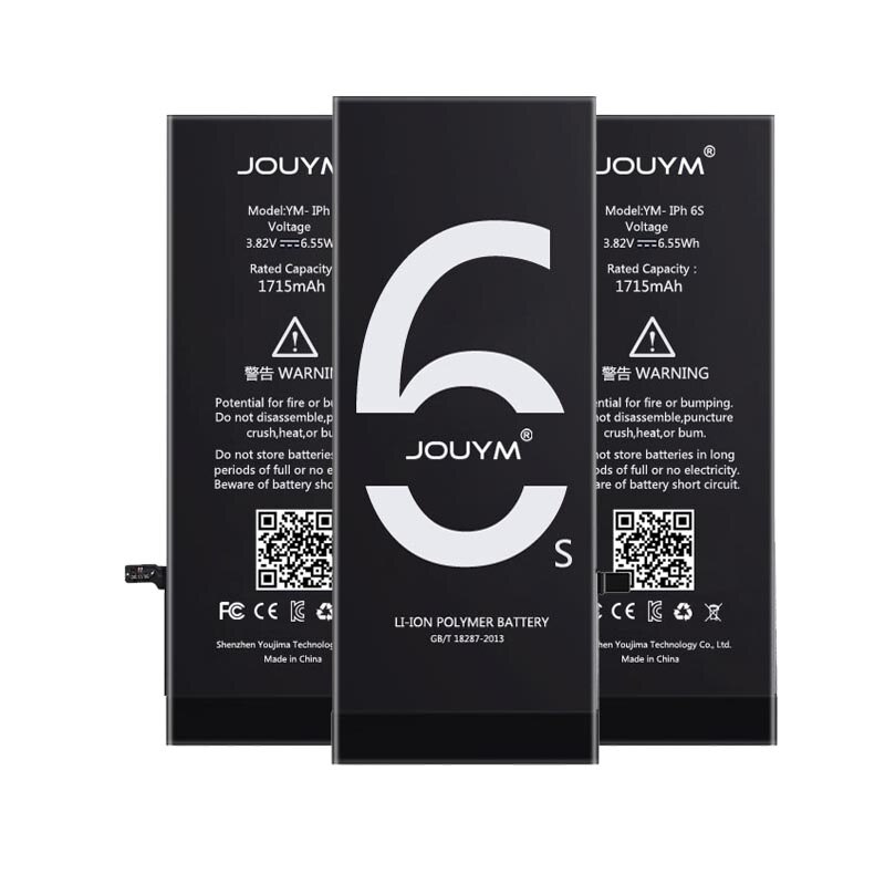 Batería de teléfono móvil JOUYM para iPhone 6S 6 7 8 Plus 5S 5 SE 6plus batería de repuesto para iPhone6 iPhone7 iphone5s + herramientas gratis