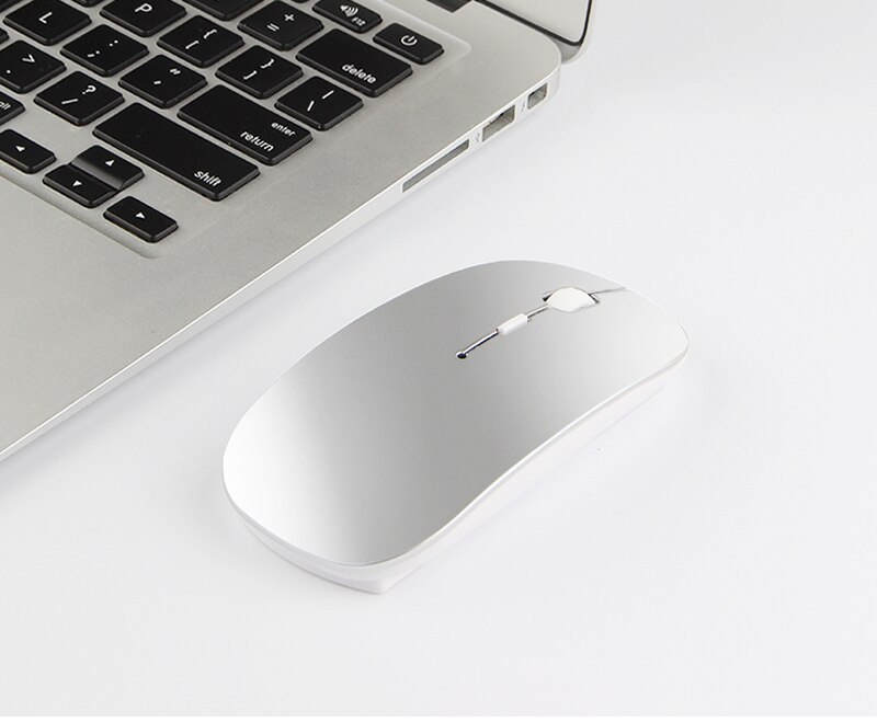 Souris Bluetooth pour Teclast x4 x30plus x5 pro x6 pro F7 plus F15 F6 F6 pro ordinateur portable ordinateur portable tablette pc souris sans fil: Silver