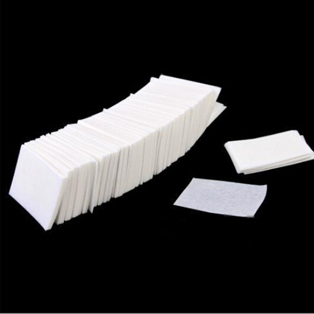 400 stk/sæt nail art servietter manicure polish servietter bomuld fnug vatrondeller papir akryl gel tips