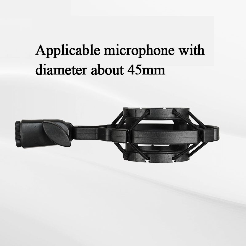 Universal Microphone Shock Mount Holder Tripod Recording Studio Microphone Stand For Computer Condenser Bracket Mic Holder Stick: A