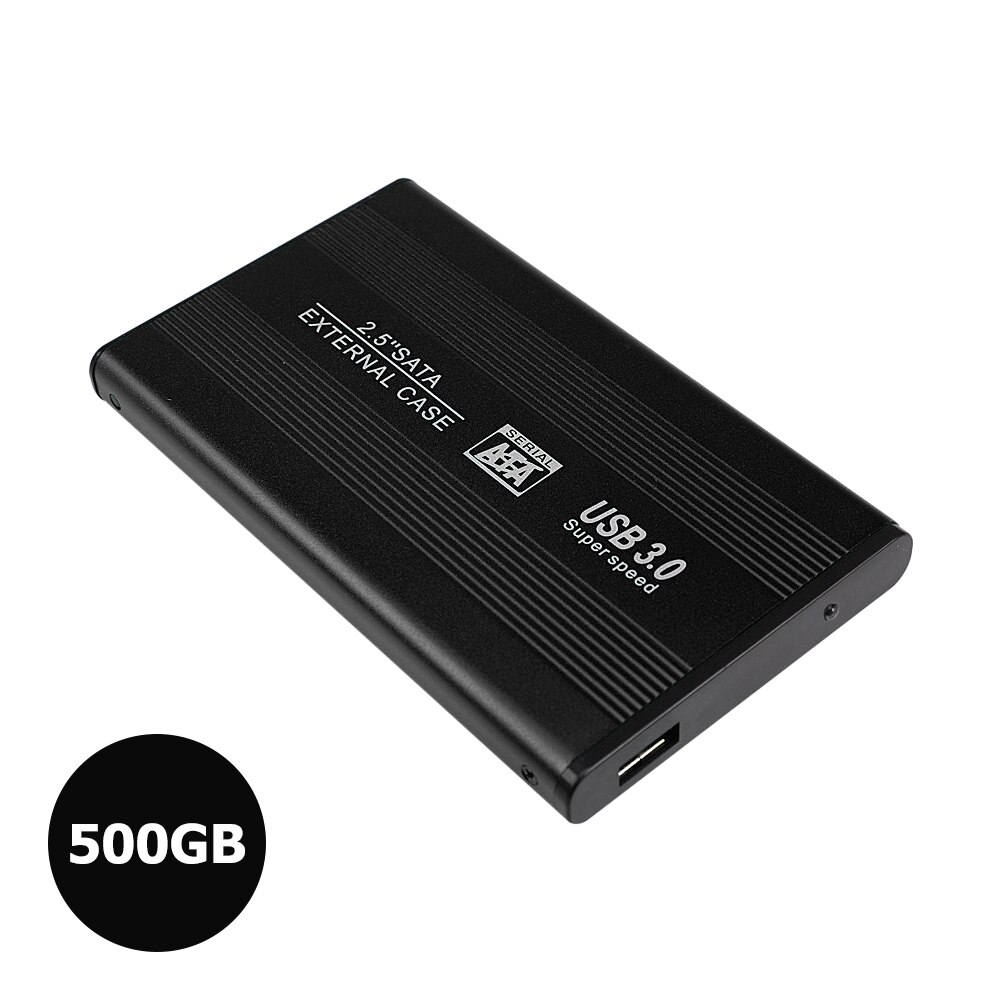 2.5 &quot;Draagbare Externe Harde Schijf Usb 3.0 2.0 1Tb 2B 500Gb Hdd Externo Hard Disk Voor Windows 10 7 Mac Os X 10.9 Harde Schijf: Black 500GB