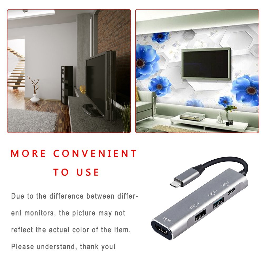 Usb c til hdmi adapter hub til til samsung dex station mhl til galaxy  s8 s9 s10/ plus note 10/9 tab  s4 s5e s6 type c