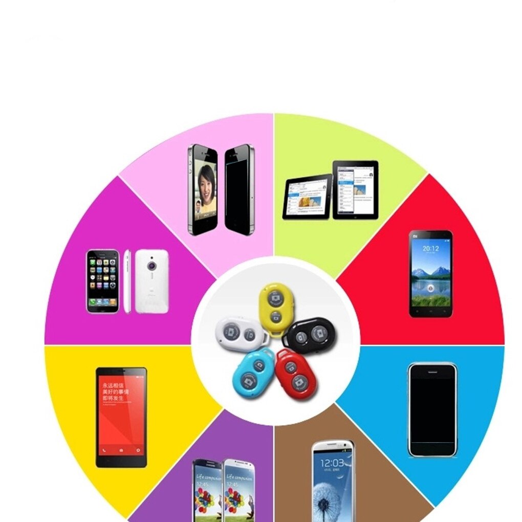 Bluetooth Phone Self Timer Selfie Stick Shutter Button Release Smart Phone Wireless Remote Control