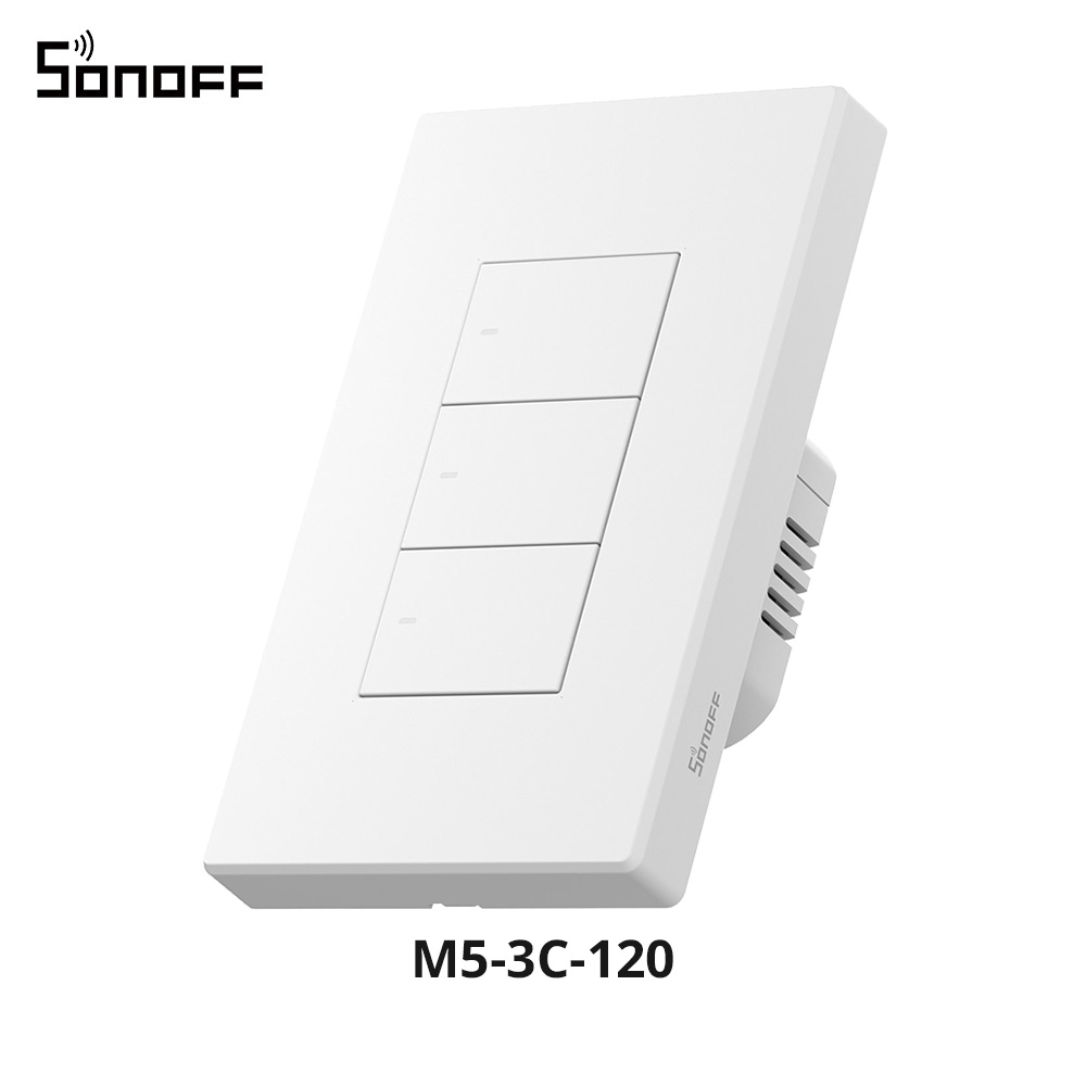 Sonoff M5-120 matéria interruptor de parede inteligente esp32 em dois sentidos ewelink-remoto switchman controle de voz funciona alexa google apple casa alice: Bundle3: