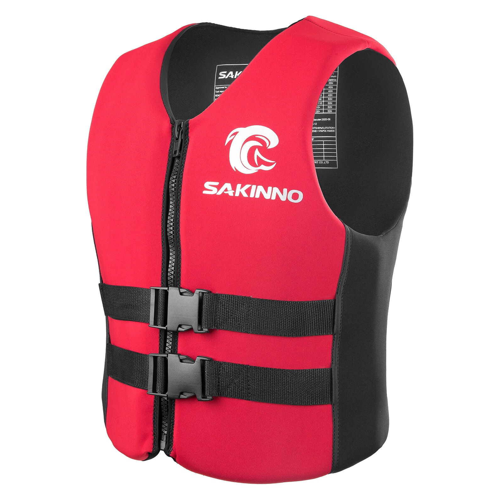 SAKINNO Water Sports Life Jacket Buoyancy Life Saving Vest for Kids/Adults Fishing Boating Kayaking Surfing Outdoor fishing vest