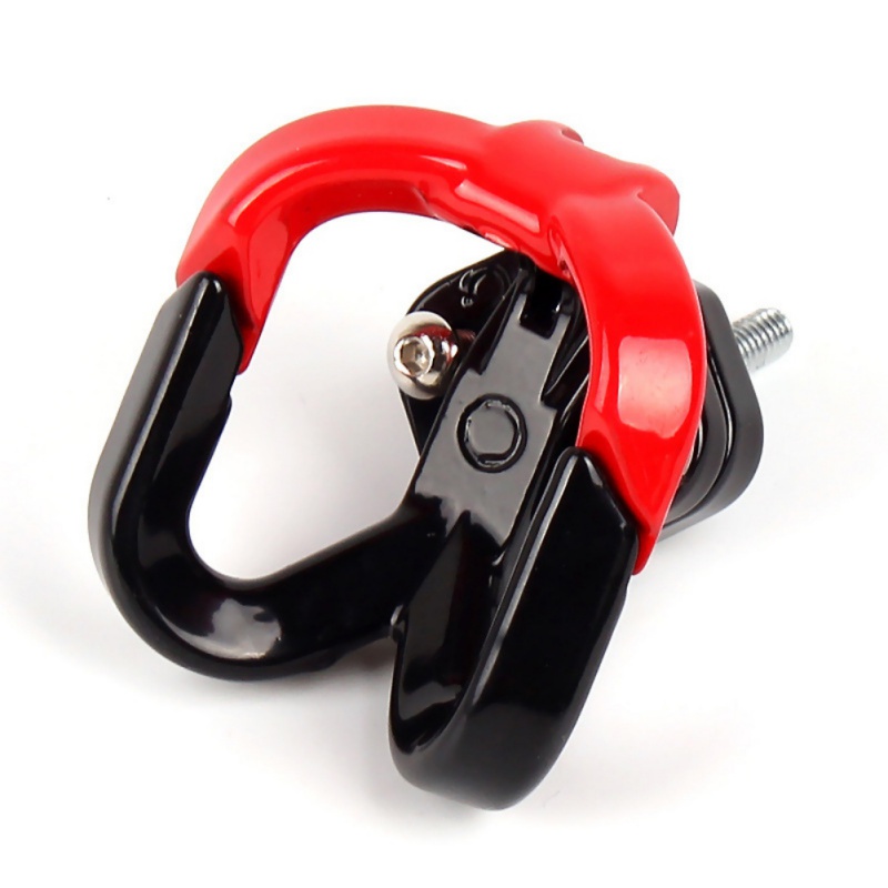 Motorcycle Accessories Multi-Function Hook Luggage Bag Hanger Motorbike Helmet Gadget Glove Claw: Red