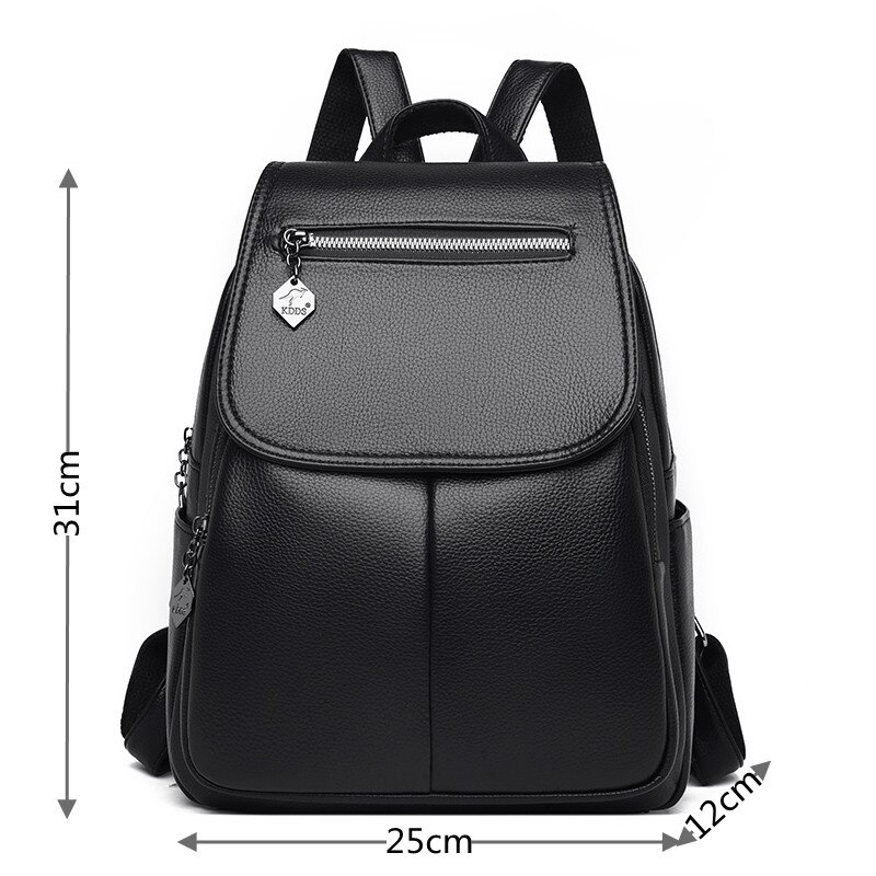 Borsa a tracolla per zaino in pelle PU da donna per zaino da scuola multifunzione per ragazze adolescenti