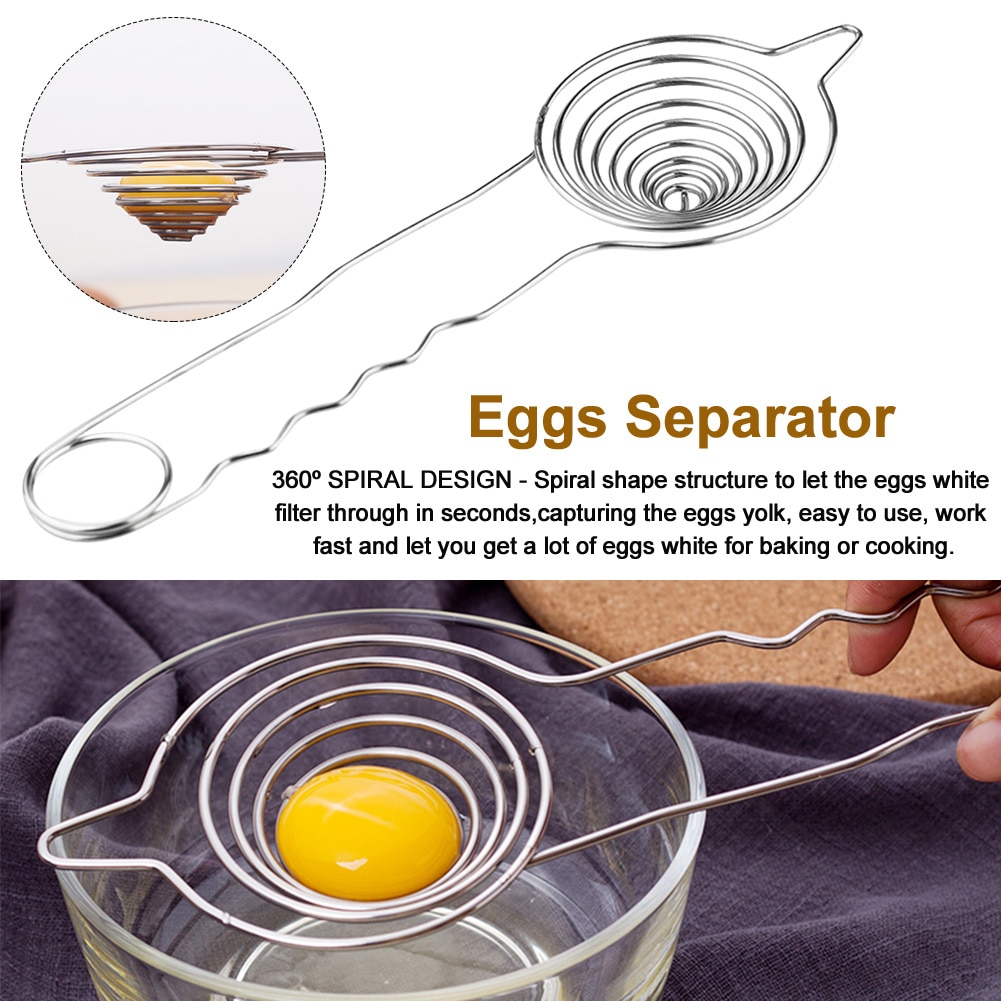 11.4inch Spiral Yolk Filter Dishwashing Safe Sieve... – Vicedeal