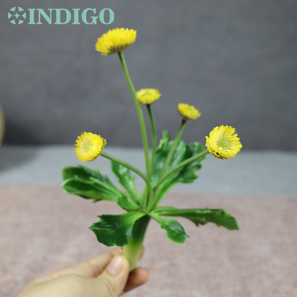 INDIGO - 3D Printing Petals Phalaenopsis White Orchids (7 Flowers/Stem) Real Touch Wedding Flower Floral Party: 1 pc danelion