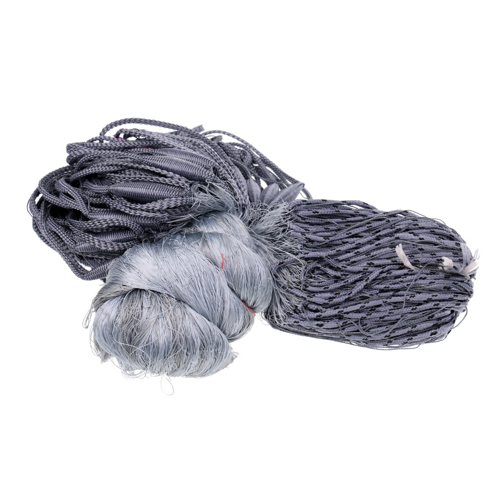 Nylon Fishing Gill Net Fish Gillnet Fishing Net 4 x 4cm Mesh Hole Fishermen