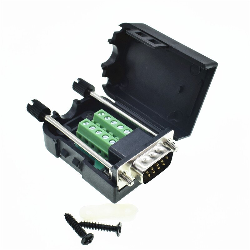 DB9 Connector COM transfer-free solder terminal DB9 Male Connector RS232 DB9 Breakout D-SUB Connector Female