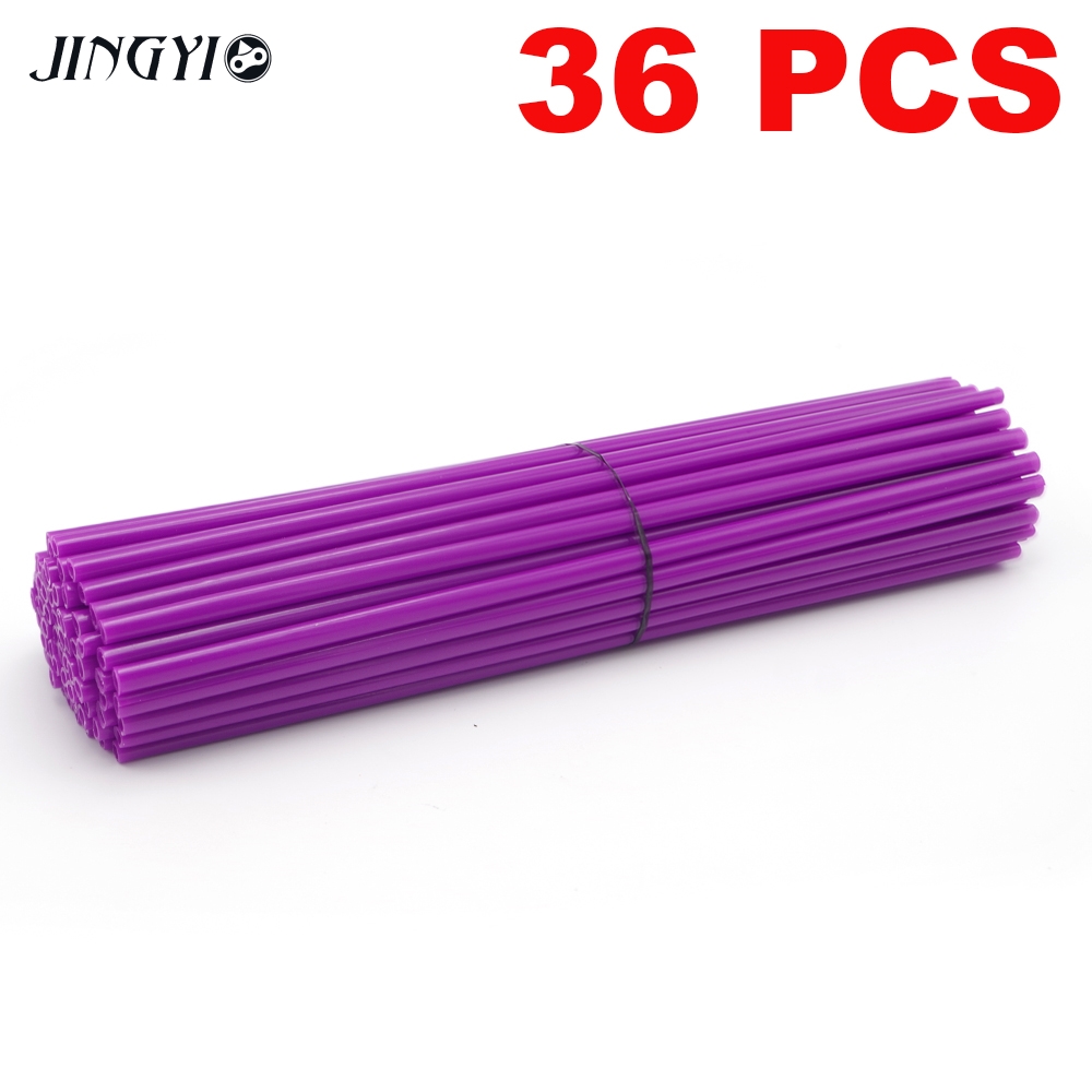 Motorcycle Dirt Bike Wheel Rim Spoke Skins Covers Wrap Tubes Decor Protector For KTM 65 85 250 125 SX KLX250 KLX450R 450 530 EXC: Pruple