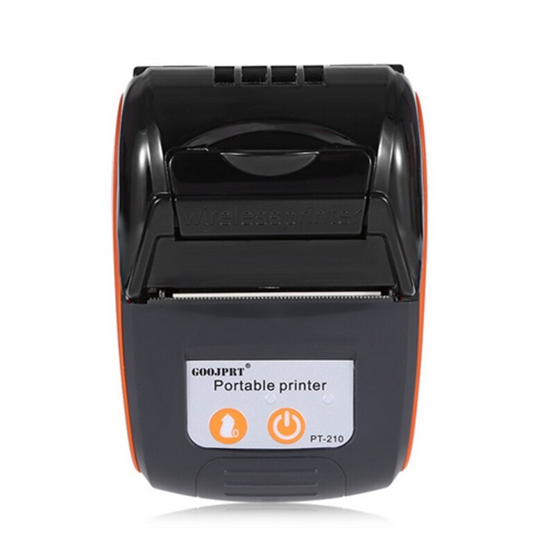 GOOJPRT PT-210 Android Portable Bluetooth imprimante thermique tenu dans la main 58mm imprimante de reçus pour Ios Android téléphone prise ue