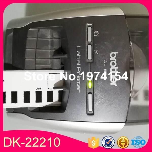 10X rouleaux d&#39;étiquettes compatibles Brother DK-22210 DK22210 DK-2210 DK210 210, étiquettes en papier continu, DK 22210