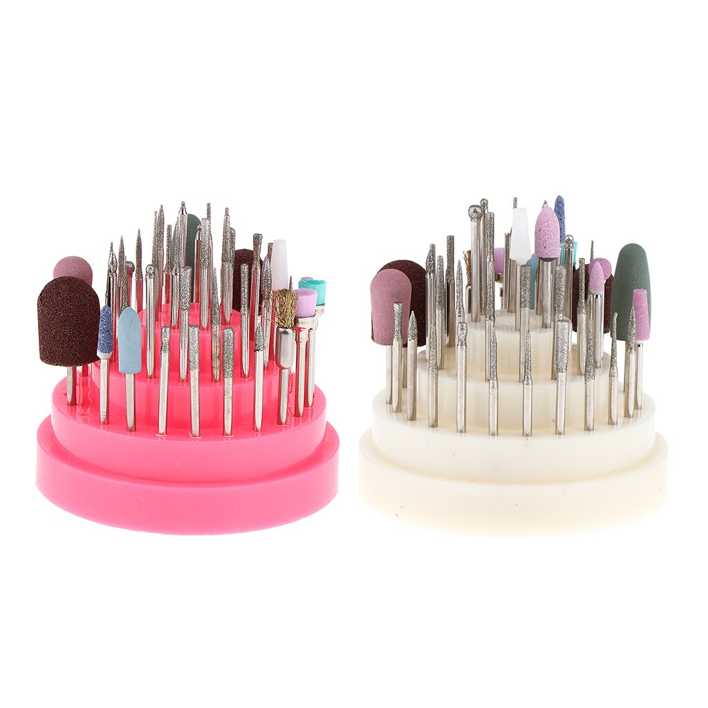 Ensemble de mèches pour ponceuse à ongles, appareil électrique pour manucure et pédicure, 45 pièces