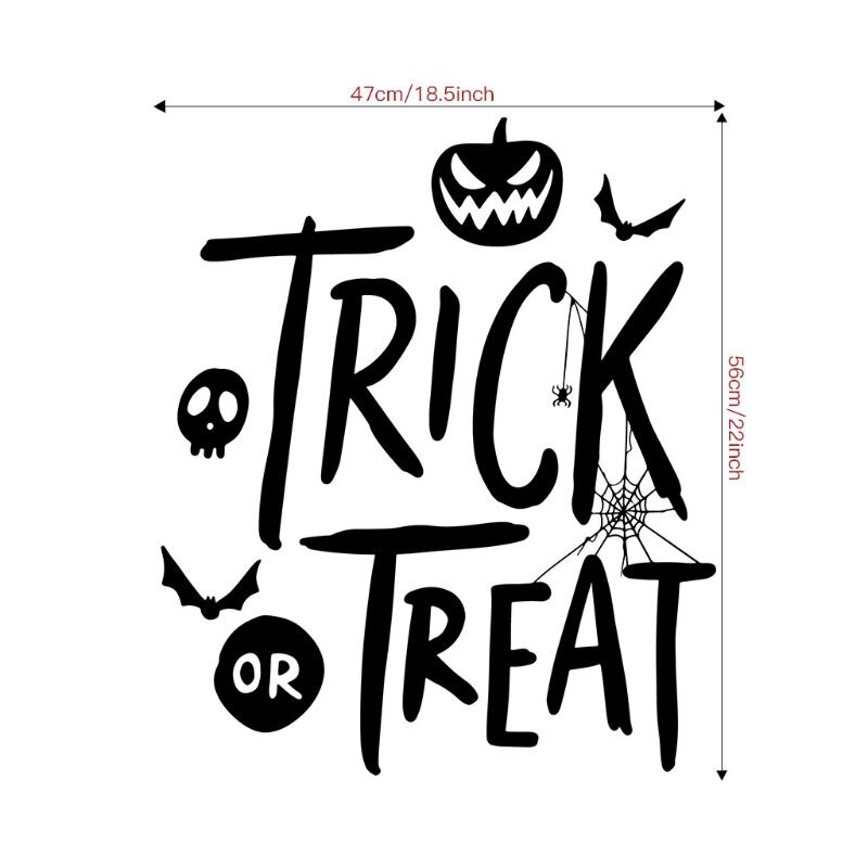 Halloween Pvc Magic 3D Plafond Vloer Sticker De Kunst Home Decor Muurschilderingen Behang X7JE