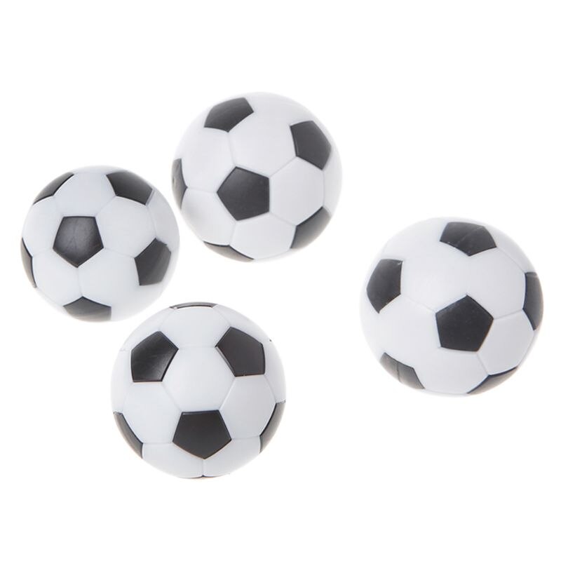 6 stk 32mm bordfodbold fodbold fodbold fodbold maskine tilbehør udskiftning mini sort og hvid bold børn indendørs spil