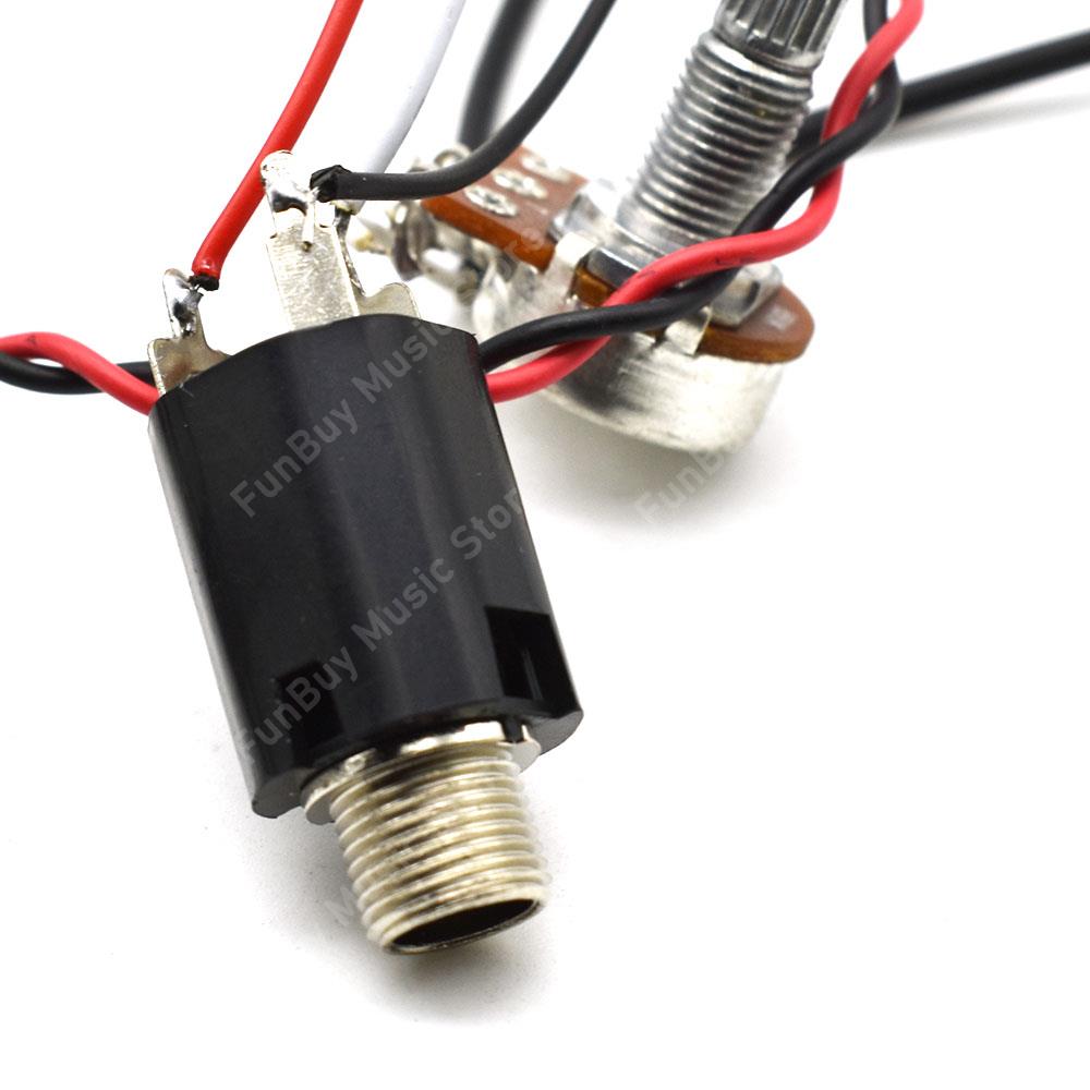 3 Band EQ Preamp Circuit Guitar Dual Potentiometer for Active Bass Guitar Pickup 5 Control Knobs Guitar Pickup Control System