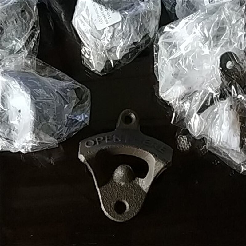 Flesopener Vintage Rustieke Gietijzeren Wandmontage Bier Opener Tool Bar Openers Duurzaam Drinken Accessoires Thuis Party Leveranties