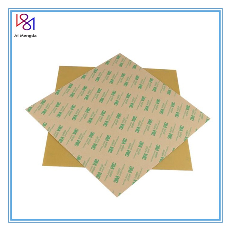 1 stk 3d skriver pei ark 220/235/305mm 3d utskrift bygge overflate med 3m tape polyetherimid ultem ark 0.3mm tykkelse