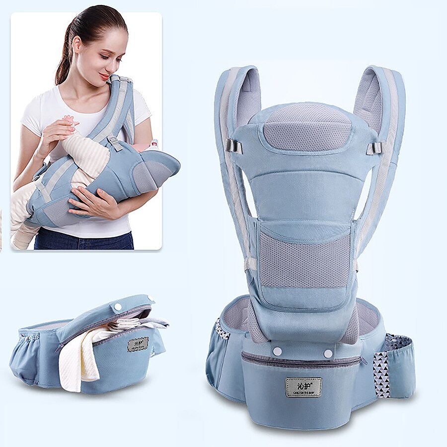 Ergonomische Babydrager Kangoeroe Wrap Sling Voor Pasgeborenen Dragen Voor Kinderen Baby Kid 0-36 Maanden: 01A
