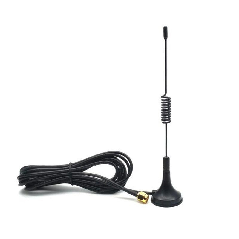 315Mhz Kleine Zuignap Omnidirectionele 7Dbi High Gain Sma Male 3M Kabel Hoge Antenne Draadloze Ontvangst Module