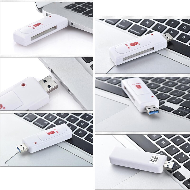 Kawau CF Card Reader 3.0 USB High Speed Adapter with CF Card Slot C301 Max Support 256GB Memory Card Reader for Computer