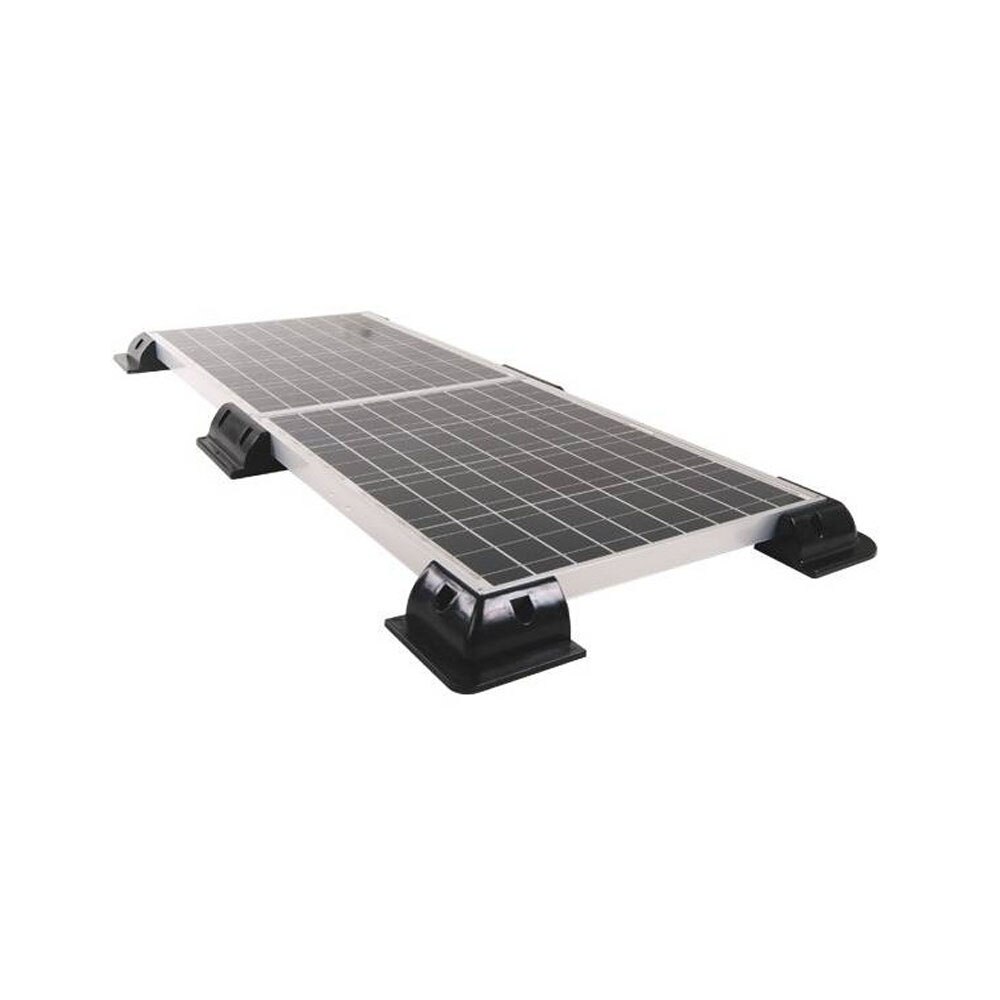 Rv solpanel abs mouting kit 4 delar set svart färg ingen borrning för lim husbil rv husvagn tak