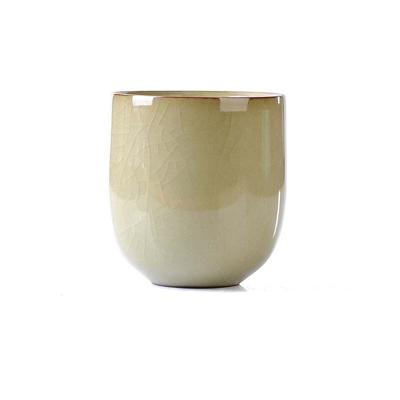 160ml japonês longquan celadon teacup kung fu chá conjunto boutique copo mestre artesanal porcelana tigela de chá cerâmica criativa saquê copo: F