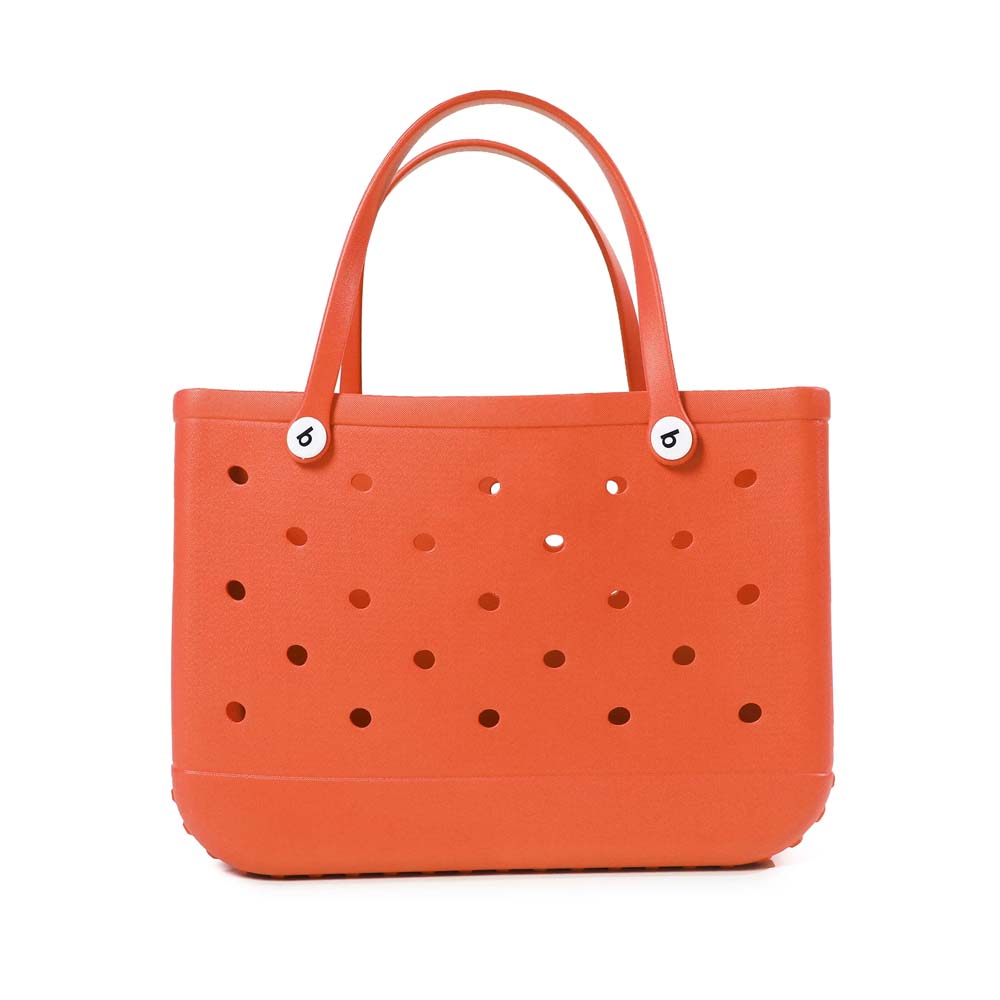 Große Moor-Taschen für Damen, Tragetasche, EVA-Sommer-Strandtasche, große Kapazität, Reisetaschen für Höhle Strand, Stiefel, Schwimmbad, Strand-Tragetaschen: Orange