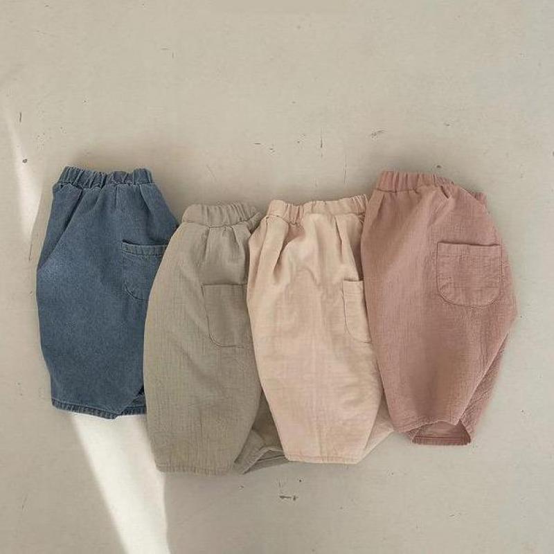 2022 Summer Baby Loose Casual Pants Cotton Comfortable Mosquito Pants Children Trousers Infant Boys Pants Baby Girl Pants