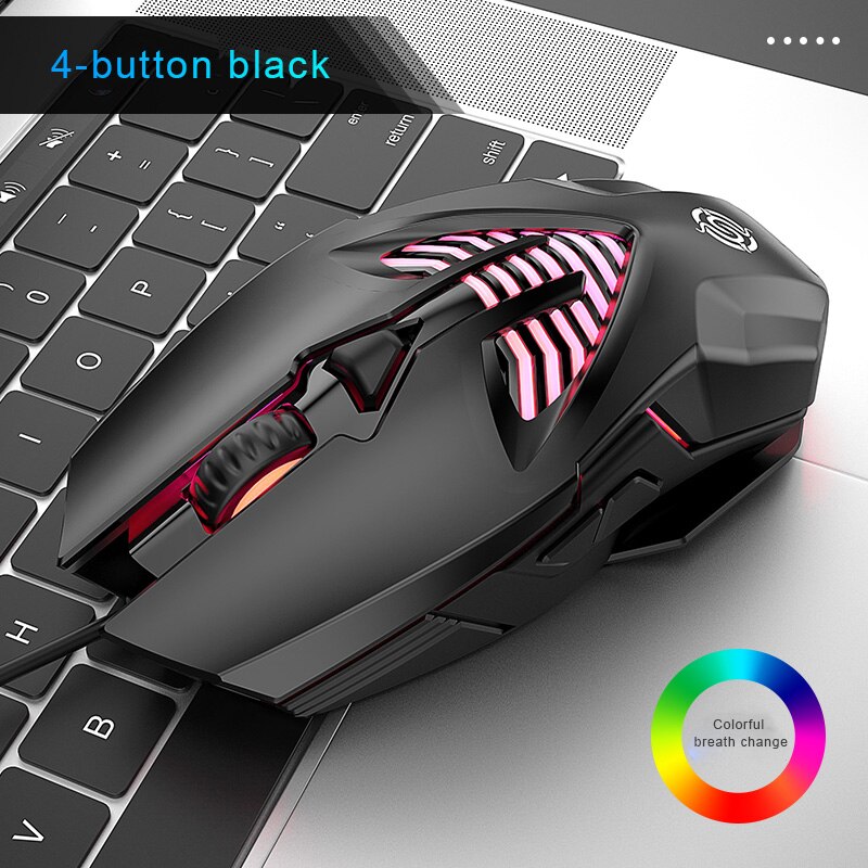 Q1 Gaming Muis Concurrerende Usb Computer Muis 6 Knop Macro Definition Metalen Muis Desktop Notebook Muis Vier-Weg Wiel muizen: 01