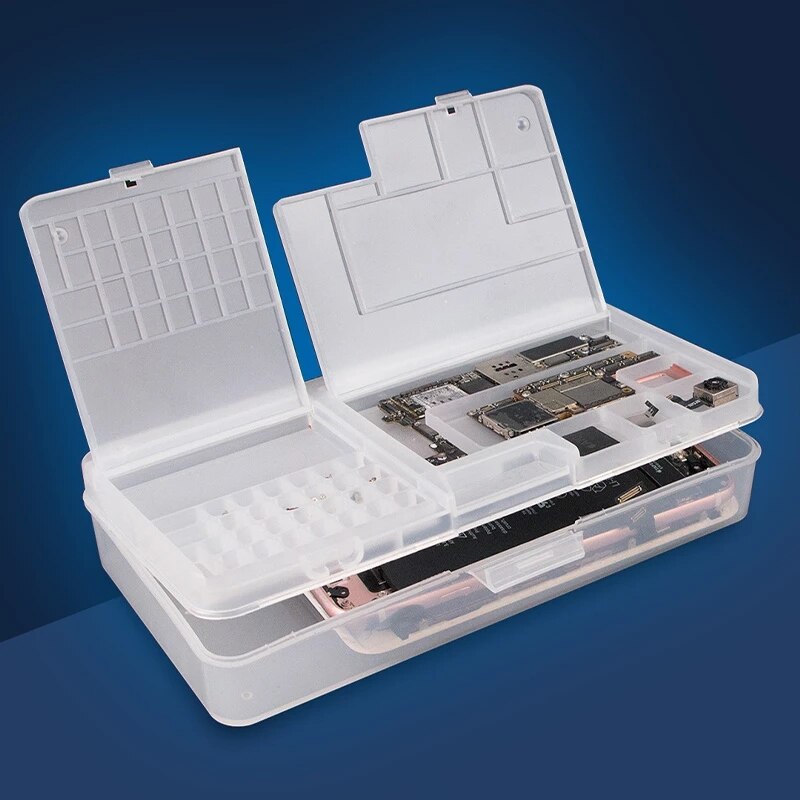 Sunshine SS-001A Phone Repair Multi-function Storage Box LCD Screen Mainboard IC Assembly Plastic Organizers Box