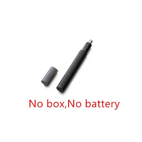 Xiaomi mijia eléctrico Mini recortador de pelo de la nariz HN1 oreja portátil de la nariz de la afeitadora de pelo de la nariz herramienta impermeable del limpiador seguro para los hombres: Gris claro
