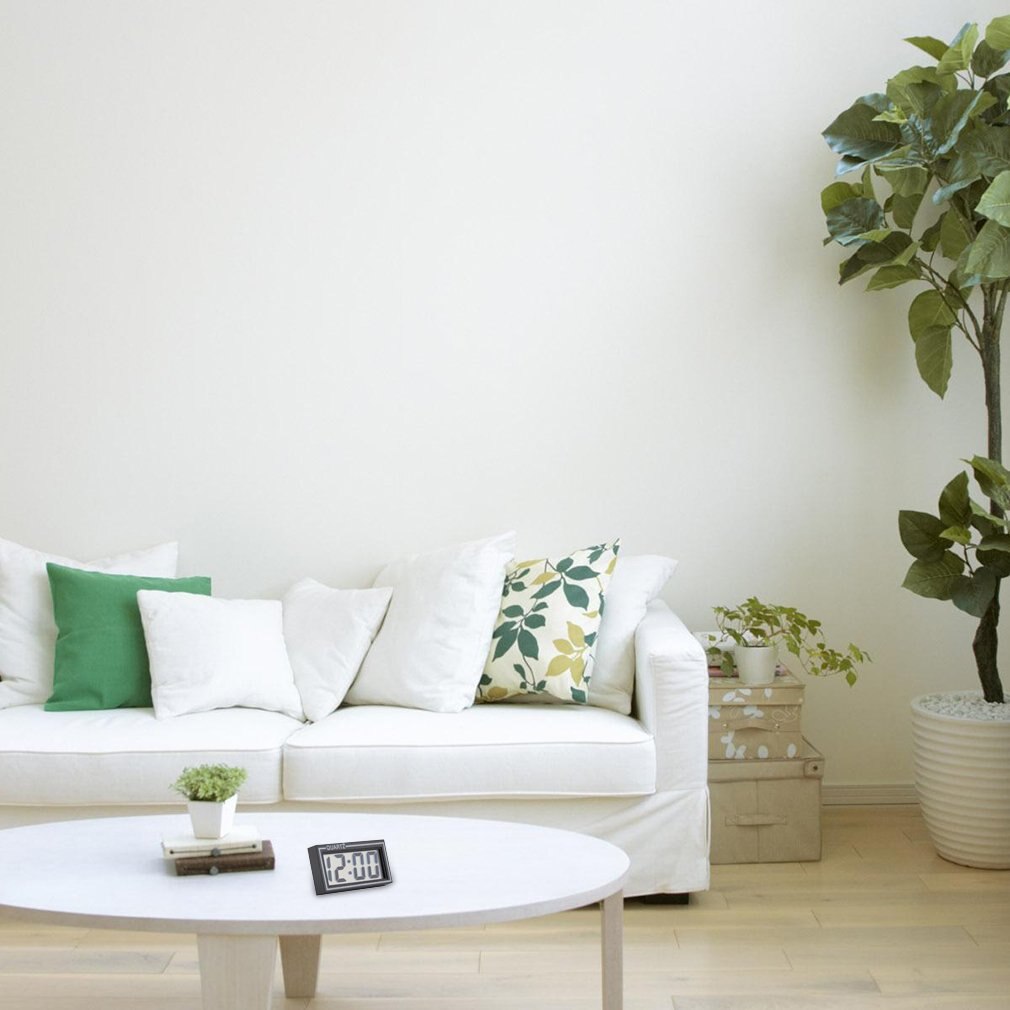 Multifunction Digital LCD Table Car Dashboard Desk Date Time Calendar Small Clock Durable Household Family Useful