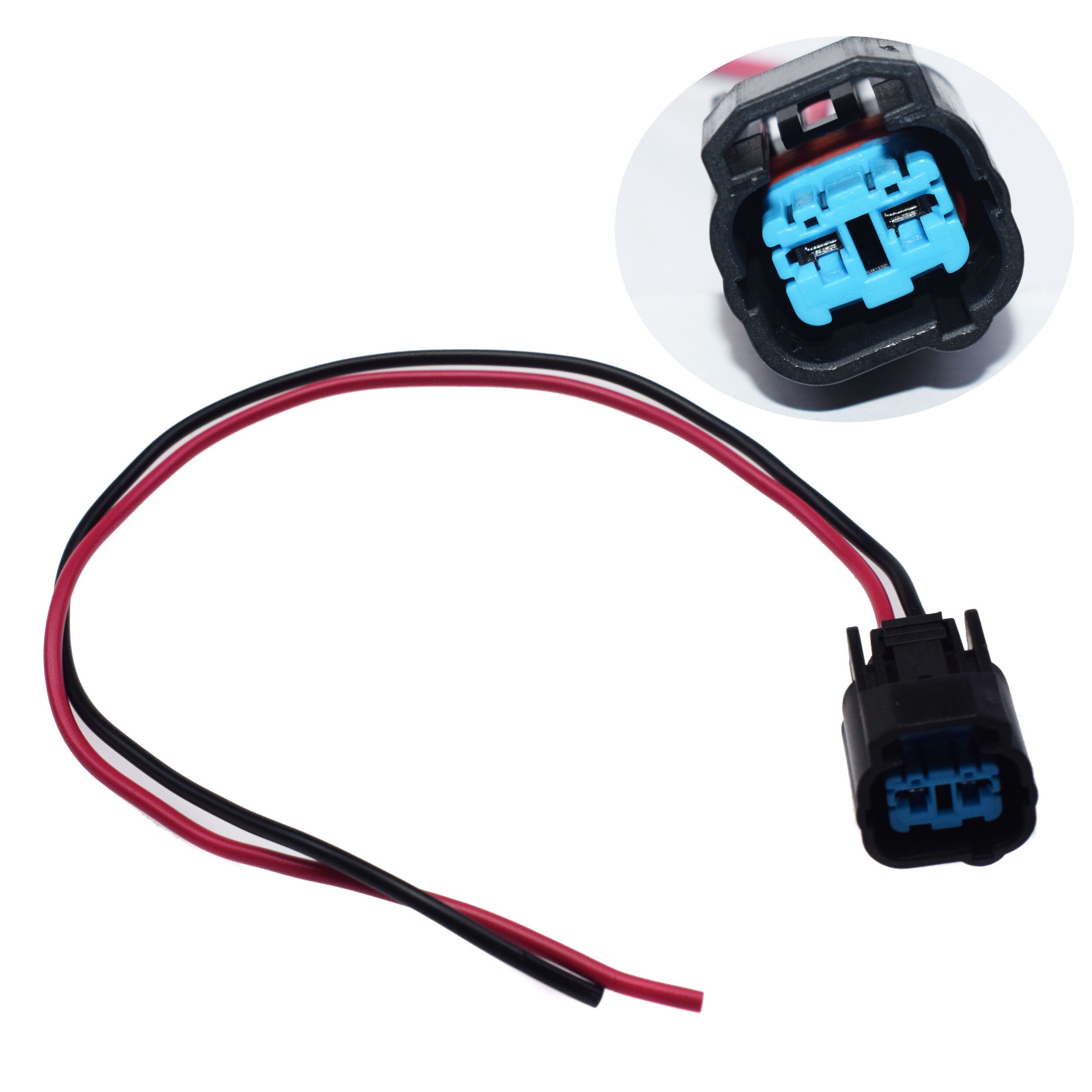 IAT Intake Air Temperature Sensor Vent Shut / FUEL CANISTER PURGE Solenoid Valve Connector Harness Plug For Honda Civic Accord: Black X1