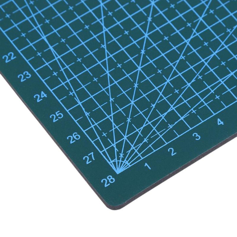 A5 a3 skärmatta pvc dubbelsidig självläkande halkfri gör-det-själv skärmatta lapptäcksmatta lappmatta 45*30cm 21*15cm
