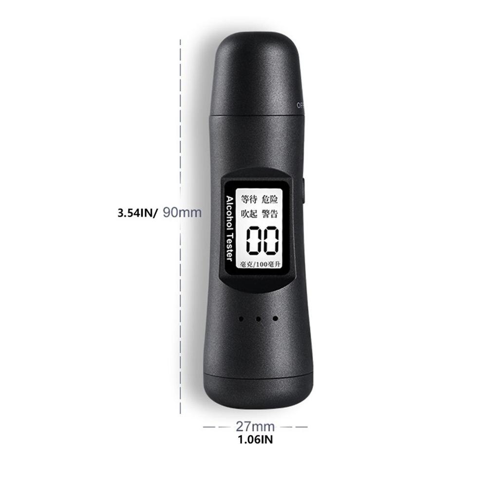 Portable Car Alcohol Tester Household Car Blowing Breath Alcohol Tester Drinking Mini Size