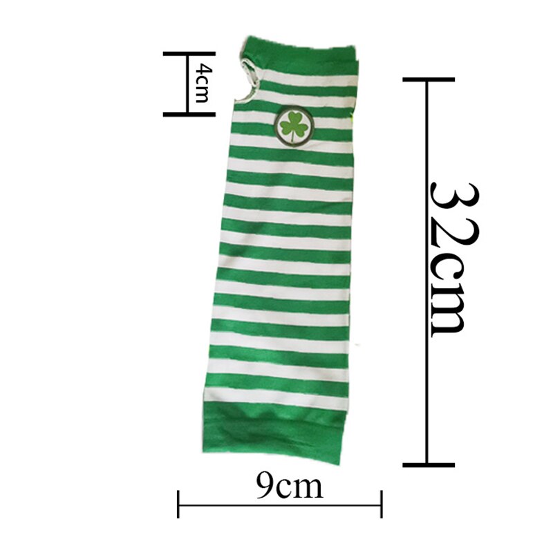 Saint Patrick's Day Shamrock Plaid Print Pattern Boxing Gloves