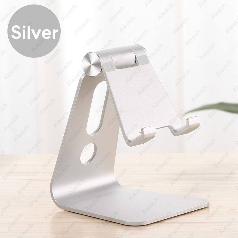 VUUV Desktop Holder Tablet Stand For ipad 9.7 10.2 10.5 11 inch Rotation Aluminium Tablet Stand secure For Samsung Xiaomi: Silver