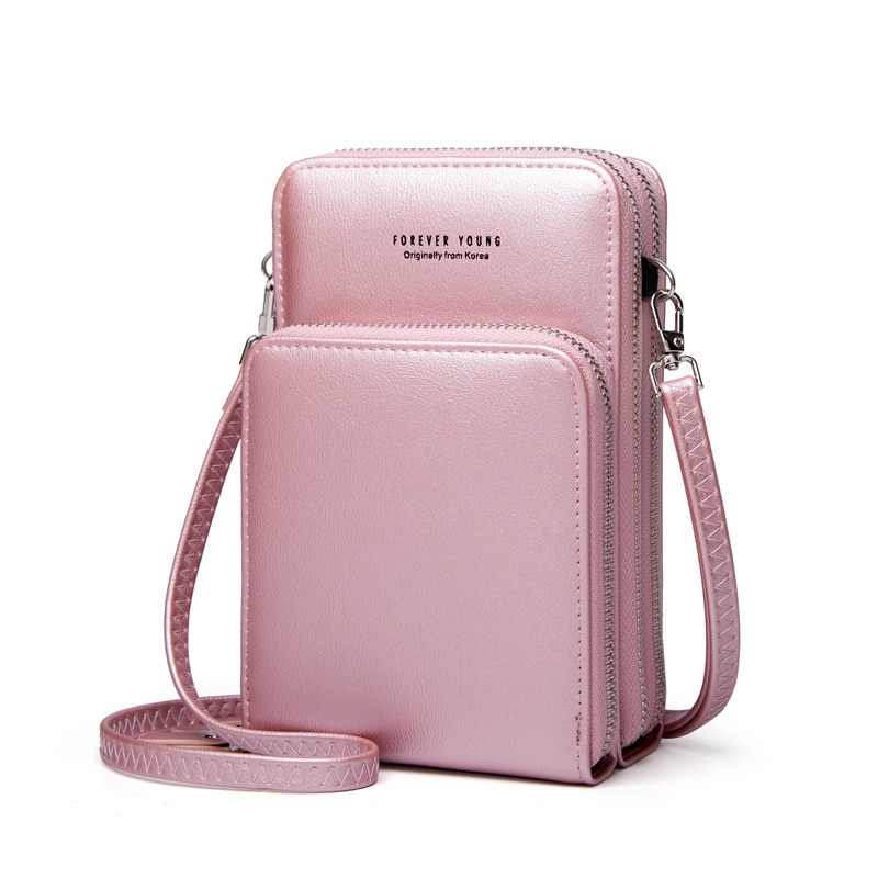 Mini Women Shoulder Bags Ladies Phone Messenger Bag Brand Hand Bag Small Crossbody Bag for Women Pink