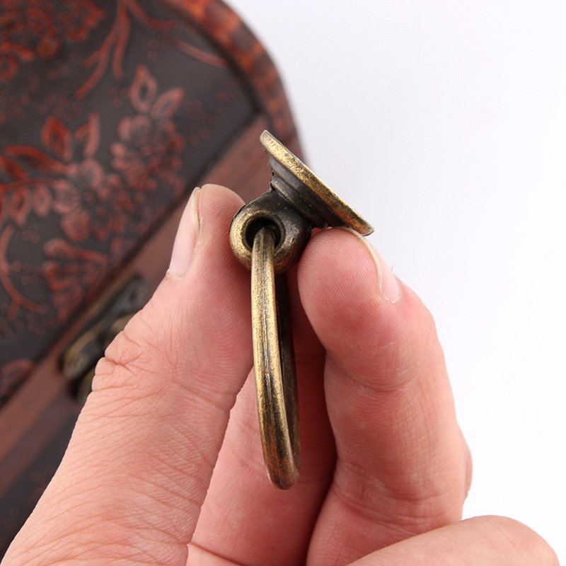 Antiek Brons Kast Lade Knoppen Dressoir Kast Garderobe Meubels Trekt Ring Handvat Houten Doos Sieraden Knoppen deurklopper