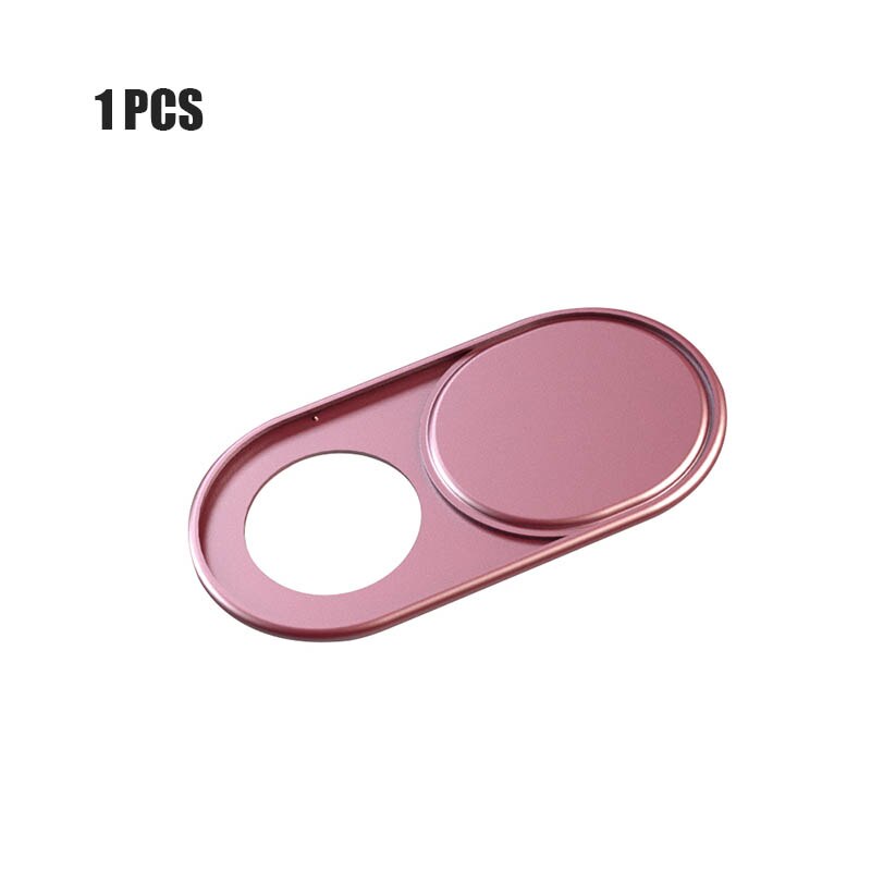 1/3/6 Stck! Webcam Abdeckung Metall Material Telefon Datenschutz Aufkleber Universal- für iPhone iPad Computer Anti Spion Schiebe Kamera Abdeckung: Rose Gold